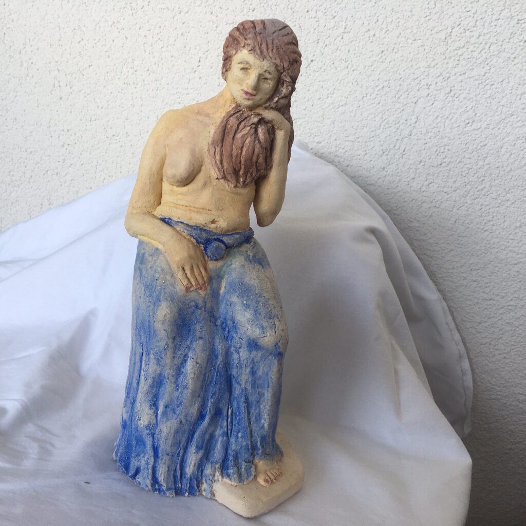 Lady 3 / mit blauem Rock